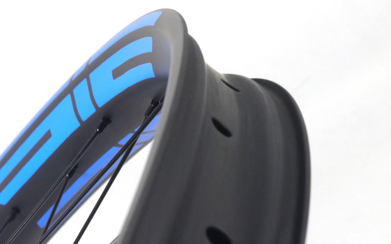 blue eie decals carbon bike wheels 