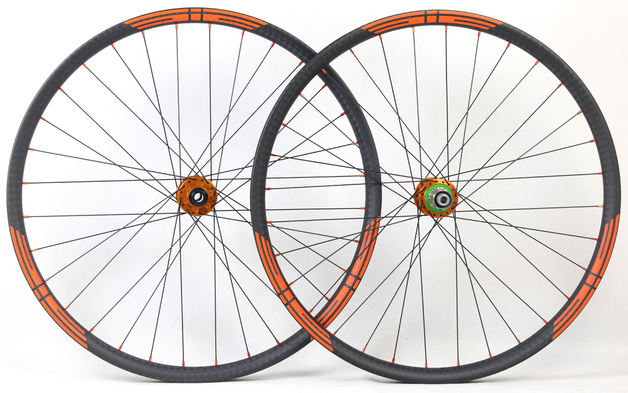 12K weave ,matte finish ,hand-made eie carbon mtb wheels 27.5er