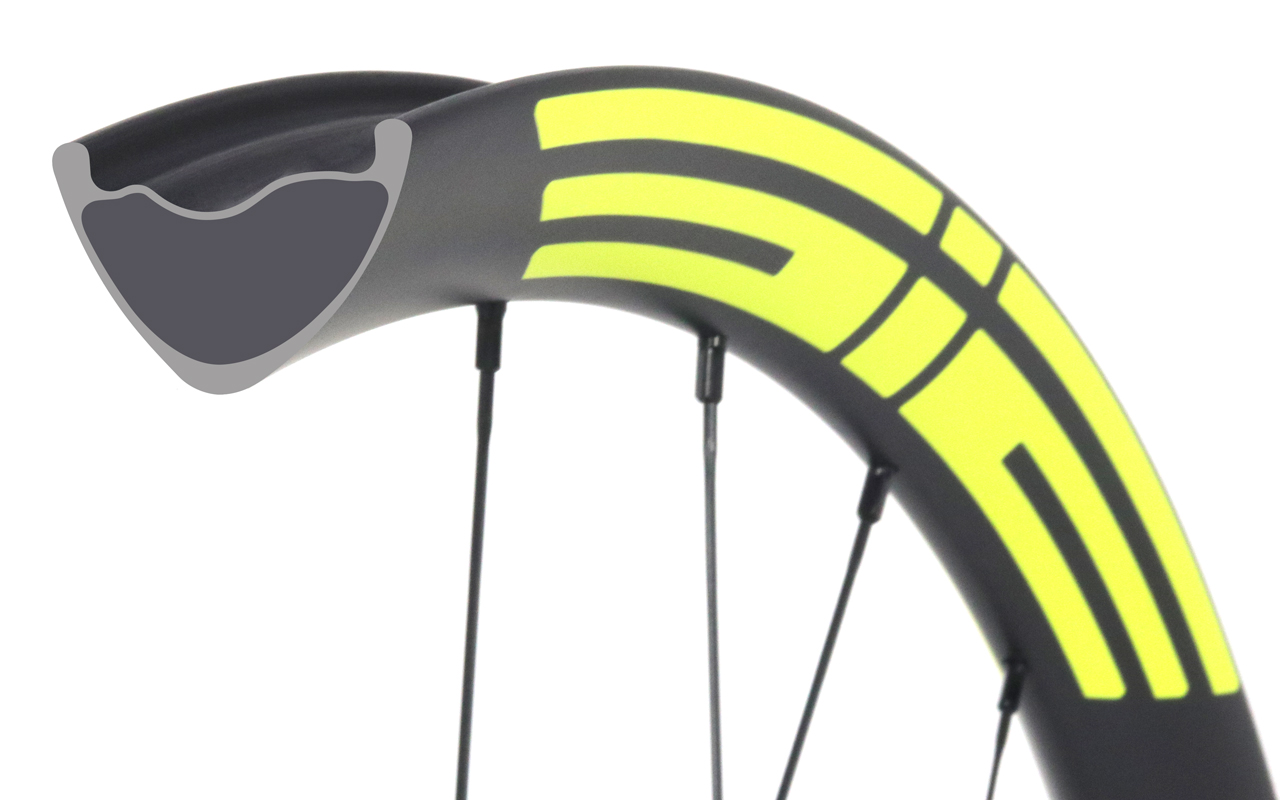 all mountain eie carbon wheels 27.5er yellow decals 