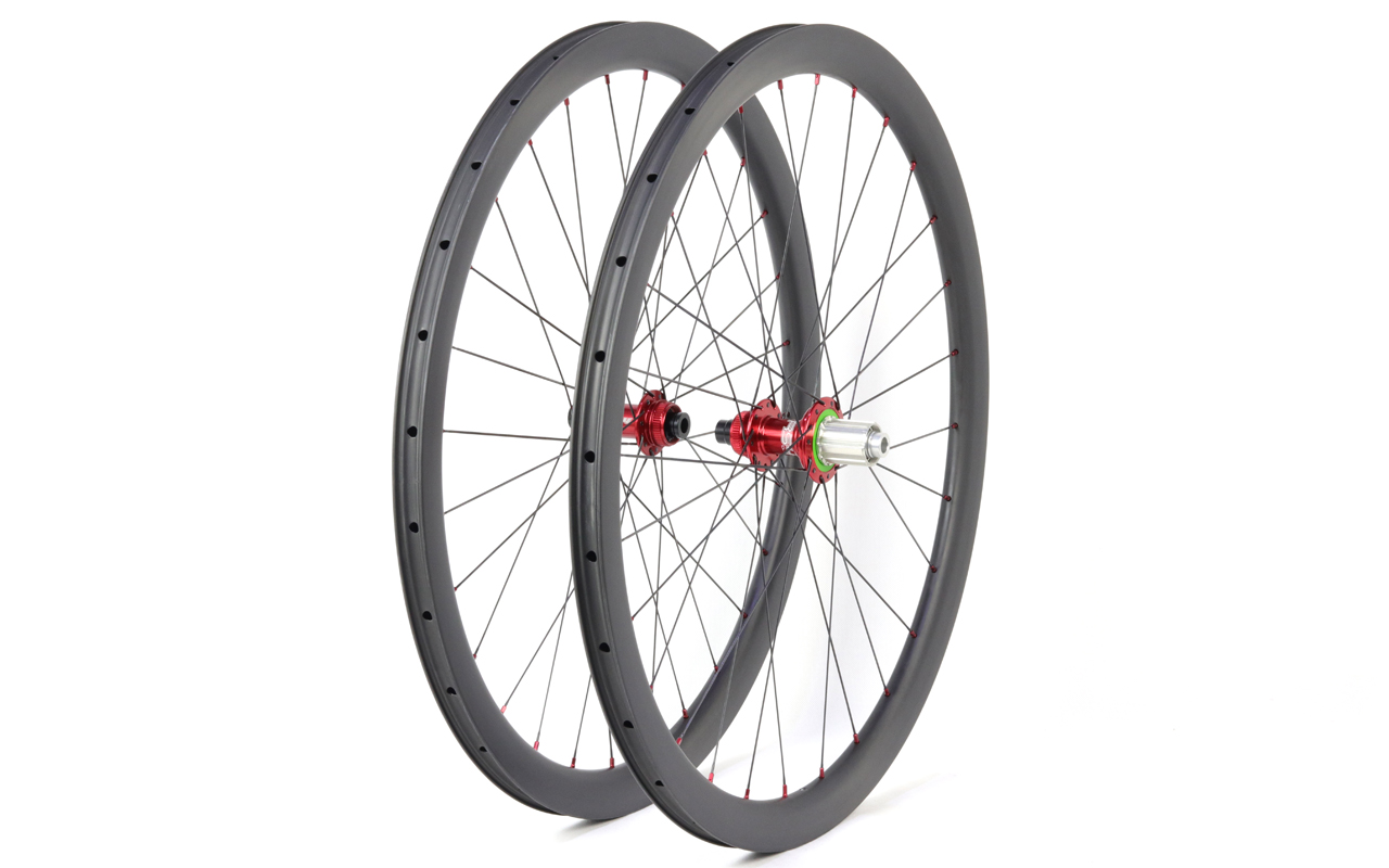 premium carbon road bike wheels UD matte finish