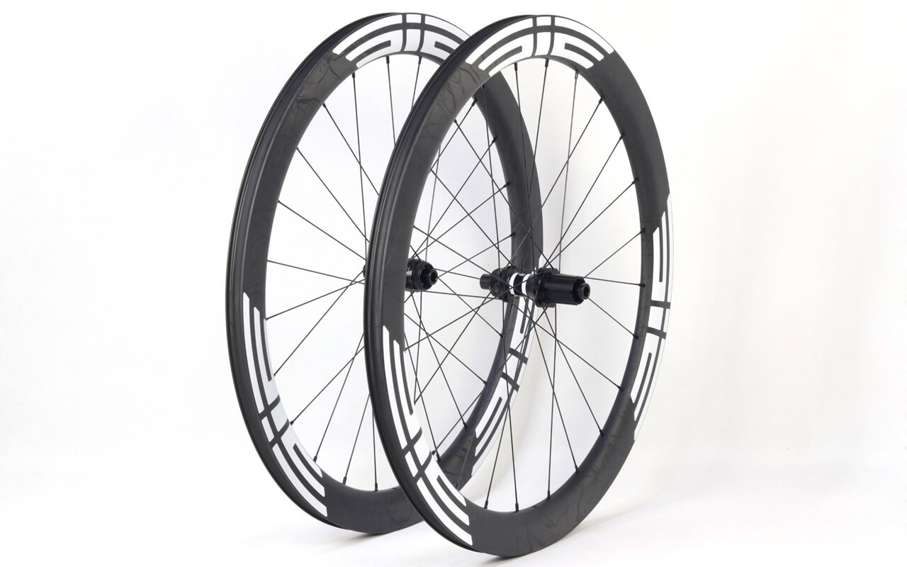 handbuil eie carbon clincher wheels 50mm deep 