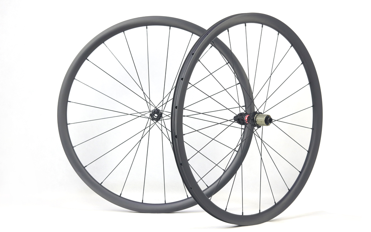 handbuilt eie carbon road bike wheels 700C clincher 