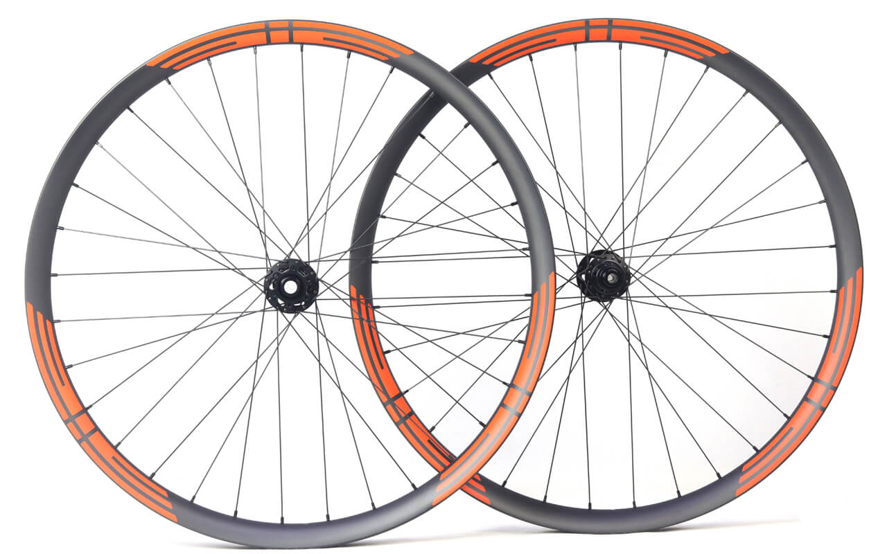 J-bend spoke head 6-bolt interface brake 29er carbon AM wheelset 