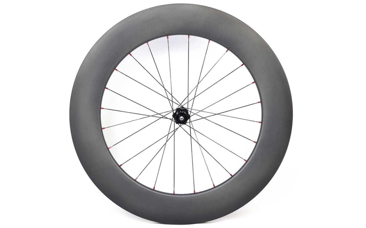 hand built carbon road wheels clincher UD matte finish 