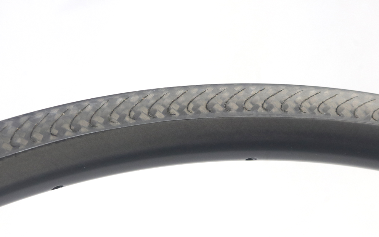 eie grooved 3K twill brake surface