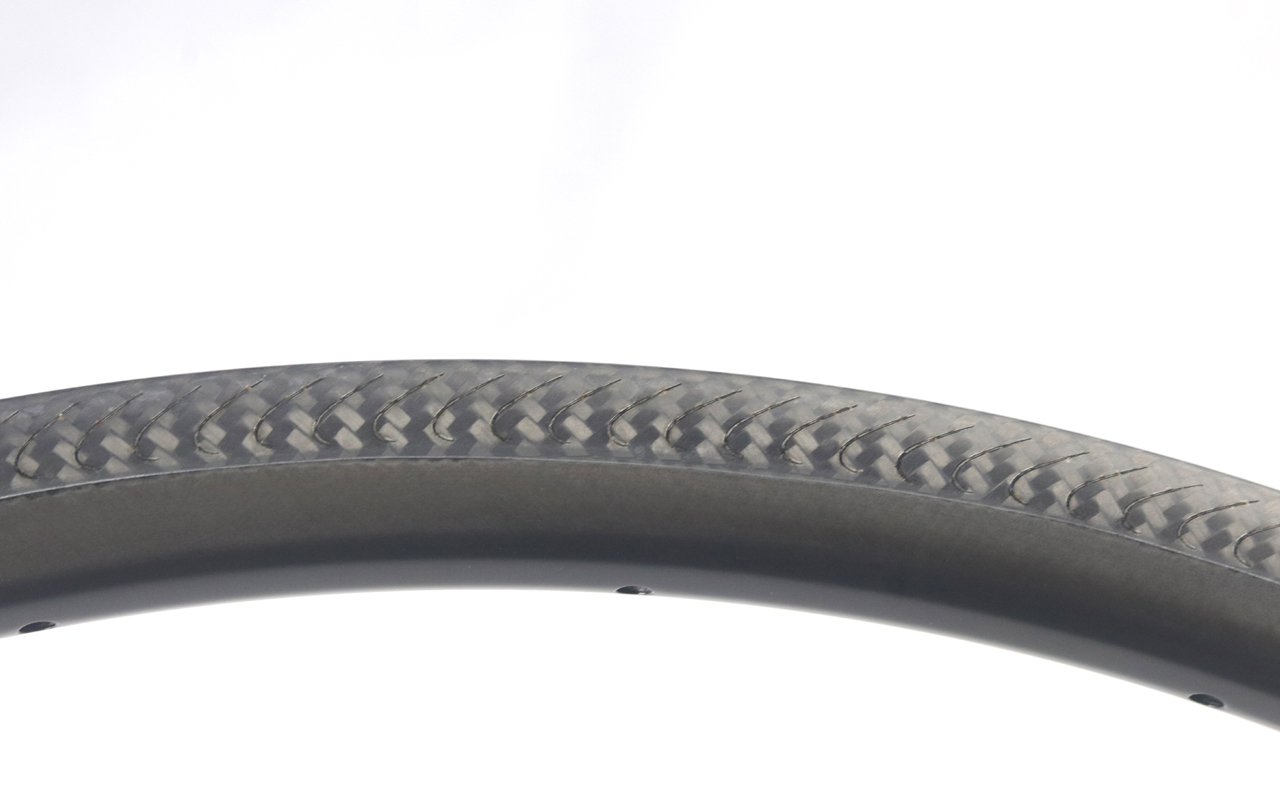 eie 3K twill carbon fiber brake grooved 