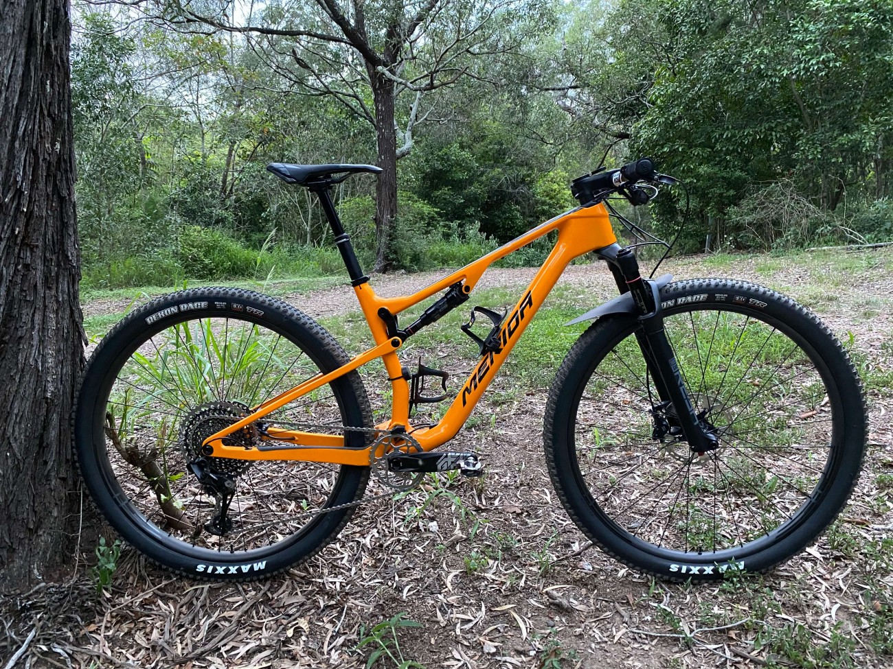 S29C30D20 carbon wheels on mountain bike