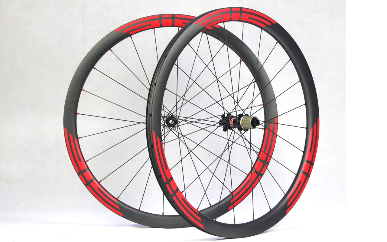 38mm road clincher wheels with novatec 411/412 hubs