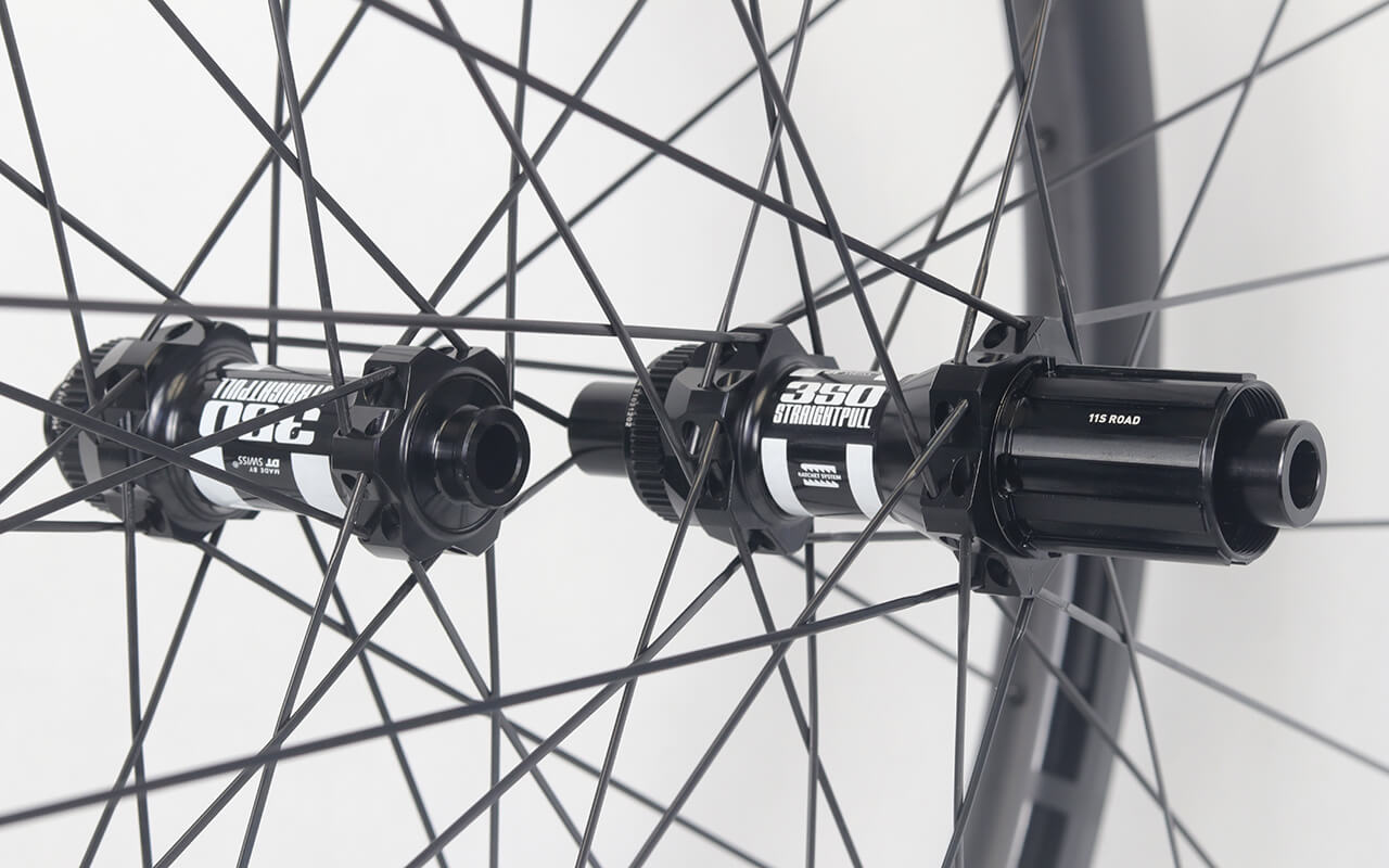 dt swiss 350 road disc thru axle wheels