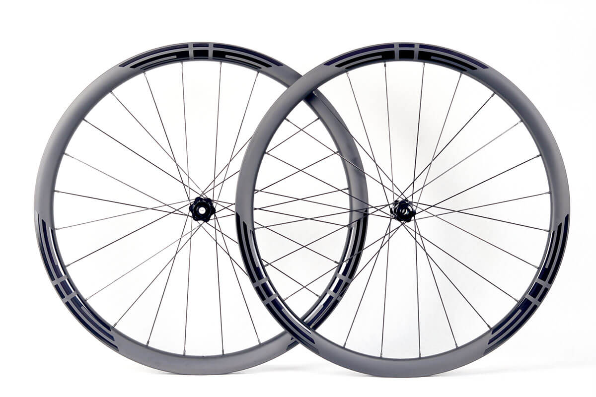 700C carbon road disc wheelset for road and CX gravel bike