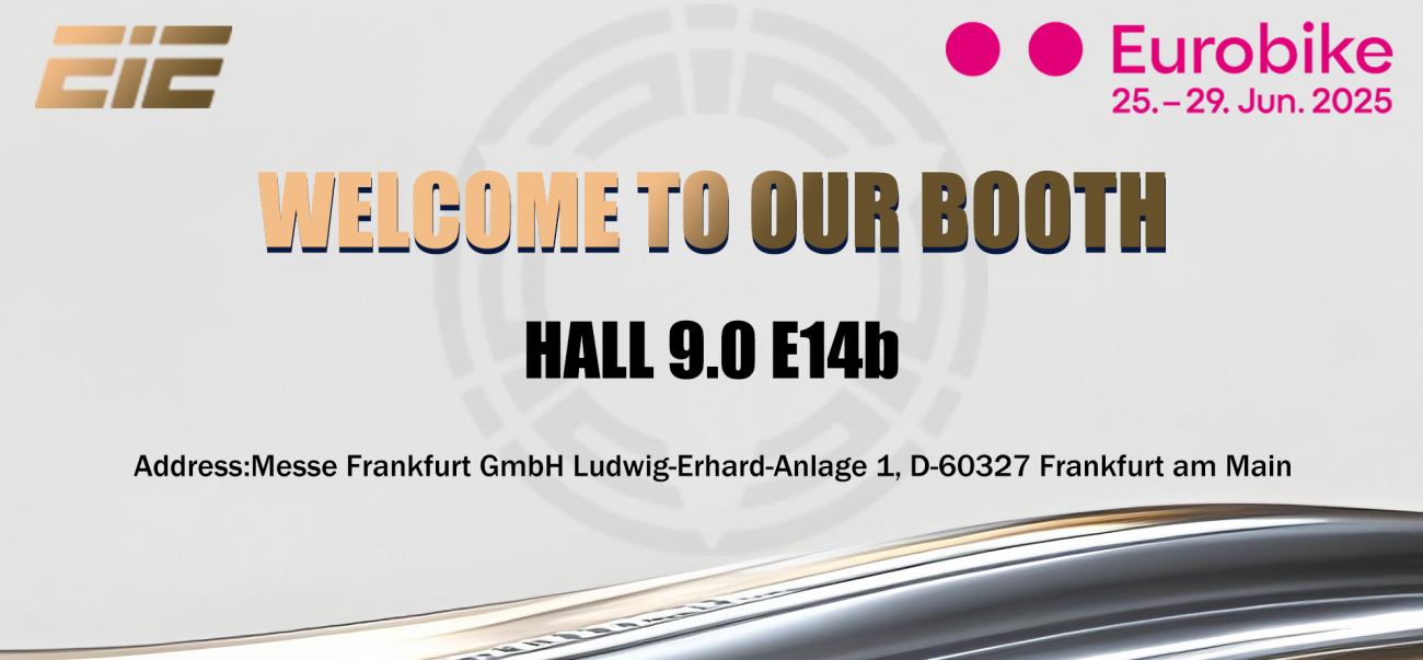 We are excited to announce our participation in the upcoming 2025 Eurobike Exhibition, taking place from June 25-29 at Franfurt. 