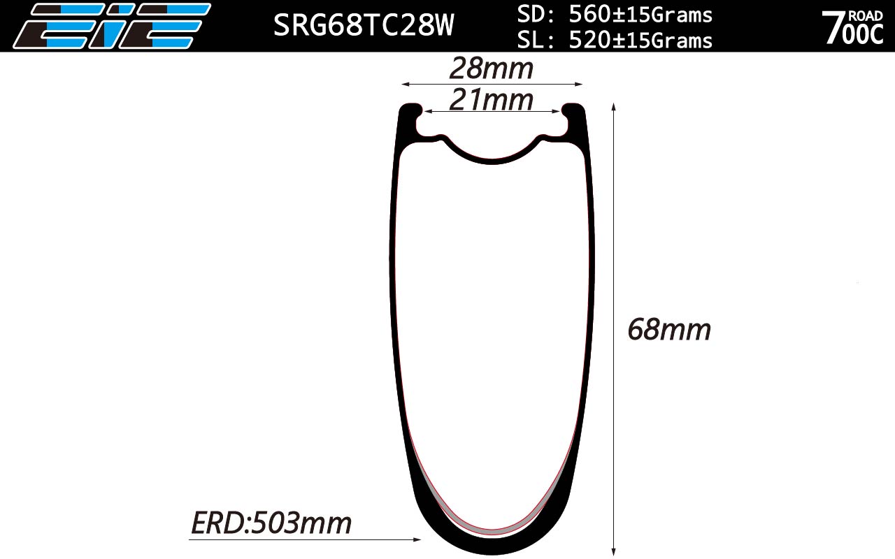 700c 28mm wide wavy profile road disc rims 