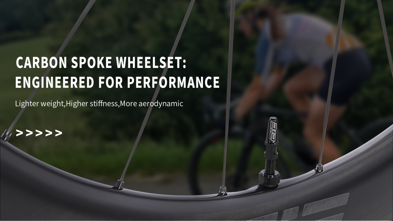 eie carbon spoke wheelset 