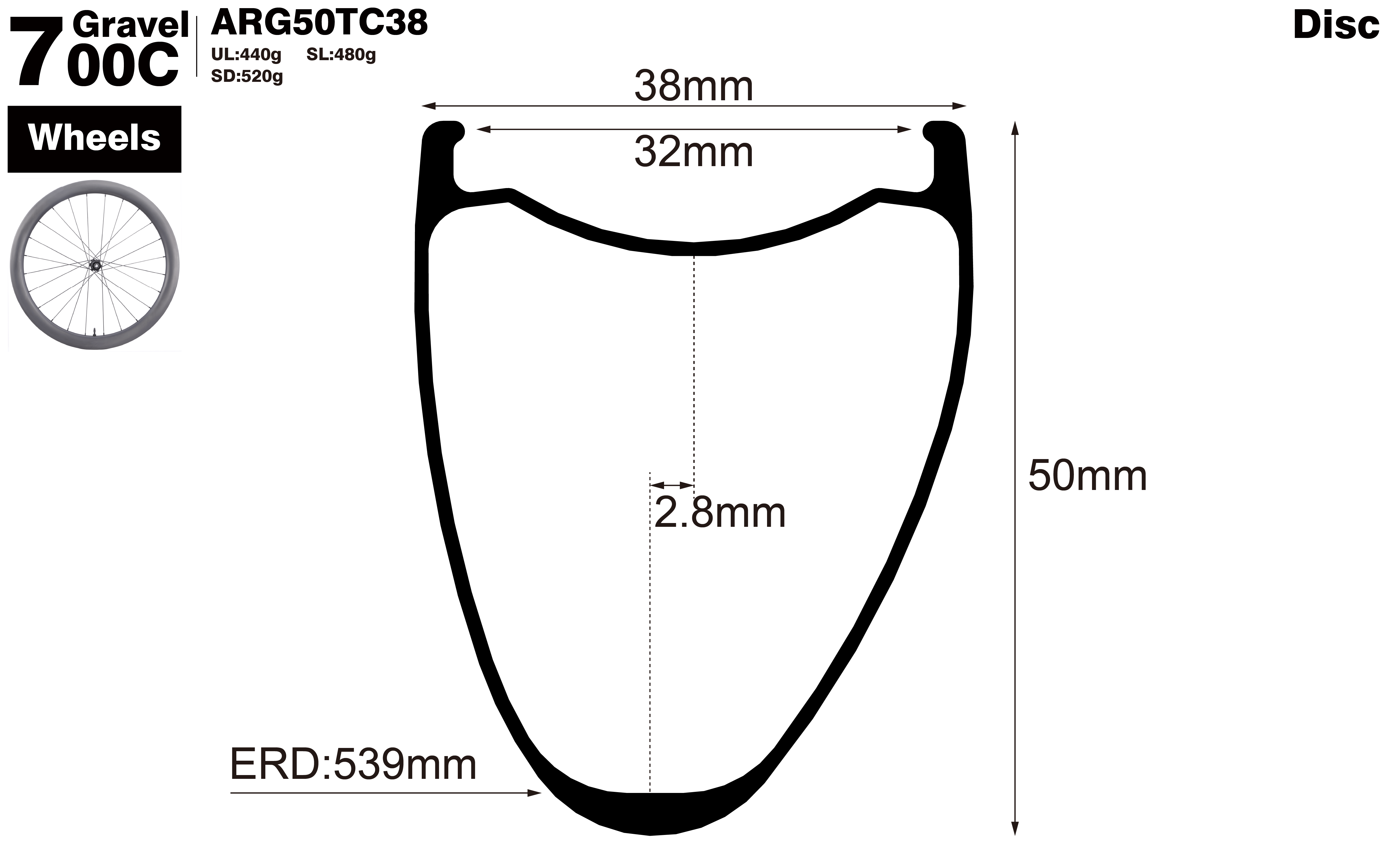 700C-I32-D50-symmetric-road-bike-gravel-carbon-wheels-profile-drawing