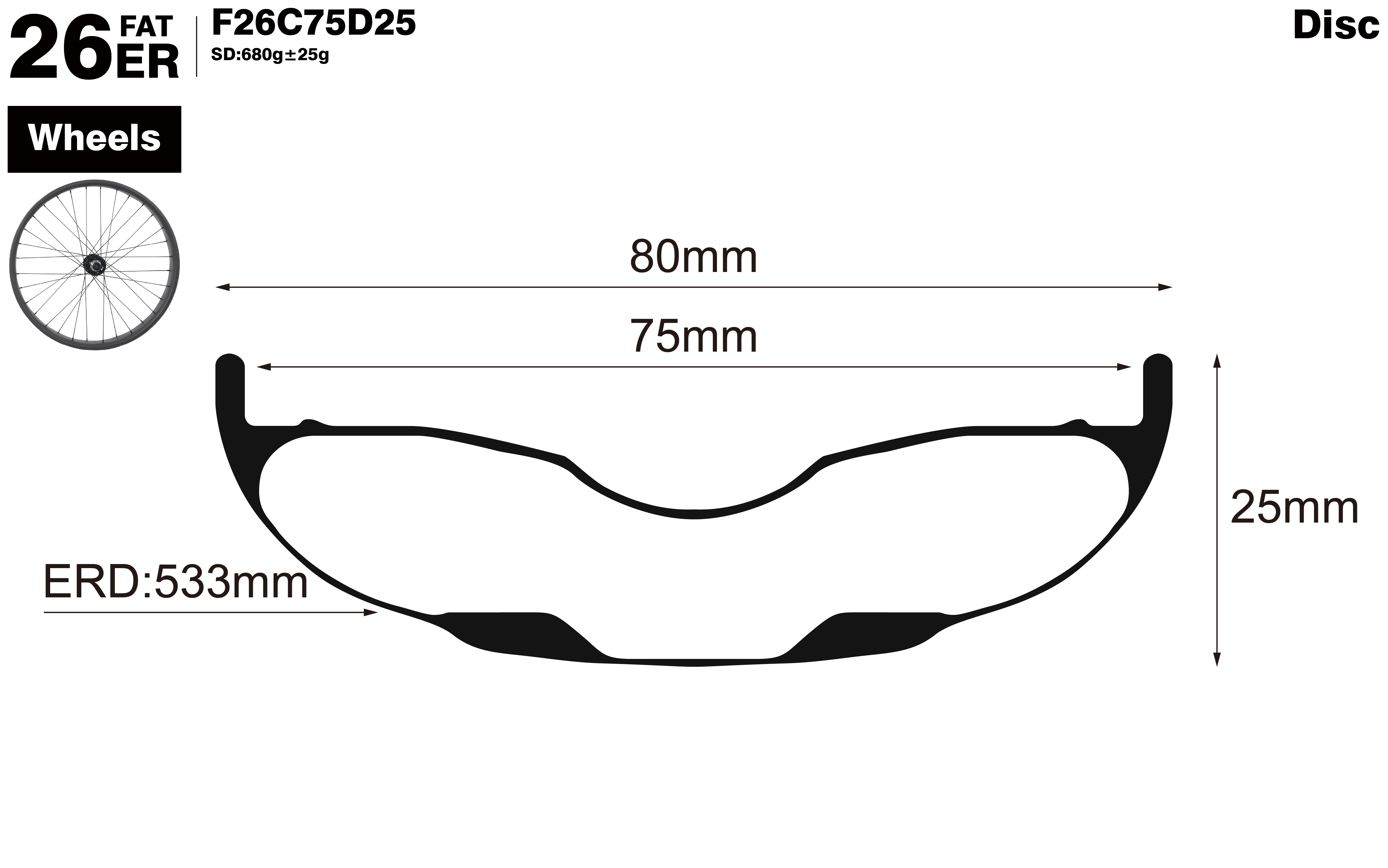 26er-I75-D25-symmetric-fat-bike-hookless-tubuless-carbon-wheels-profile-drawing