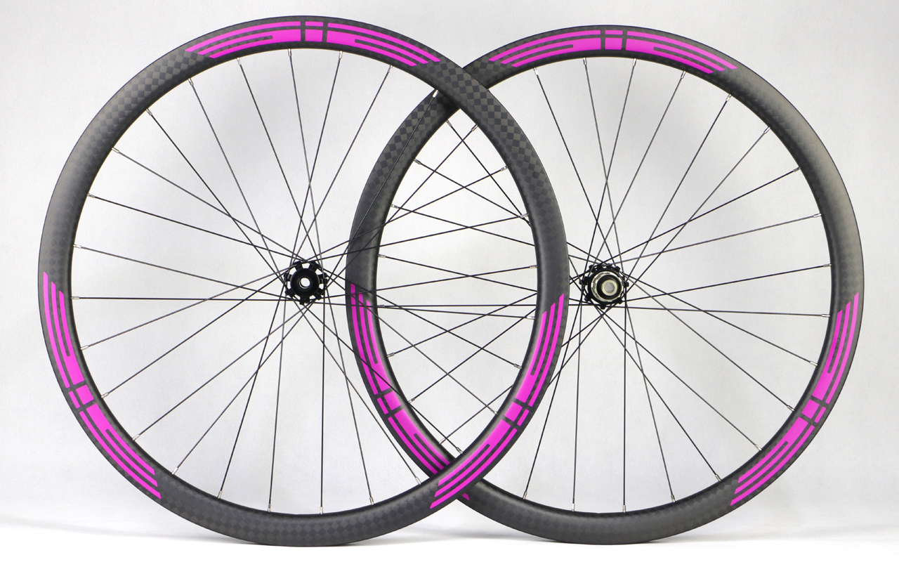 700C-I21.4-D38-symmetric-road-bike-hookless-clincher-carbon-wheels
