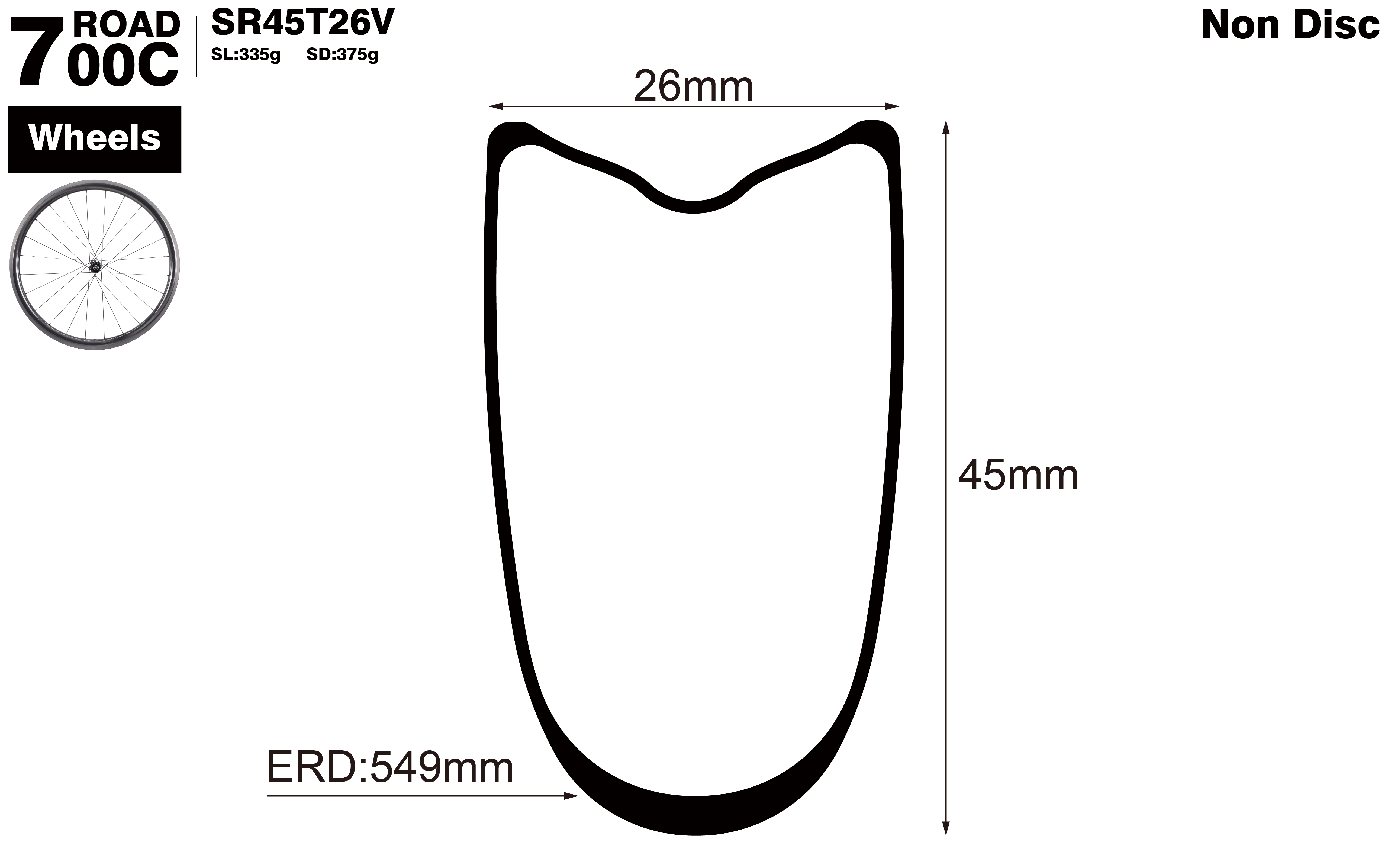 700c-I26-D45-symmetric-road-bike-tubular-carbon-wheels-profile-drawing