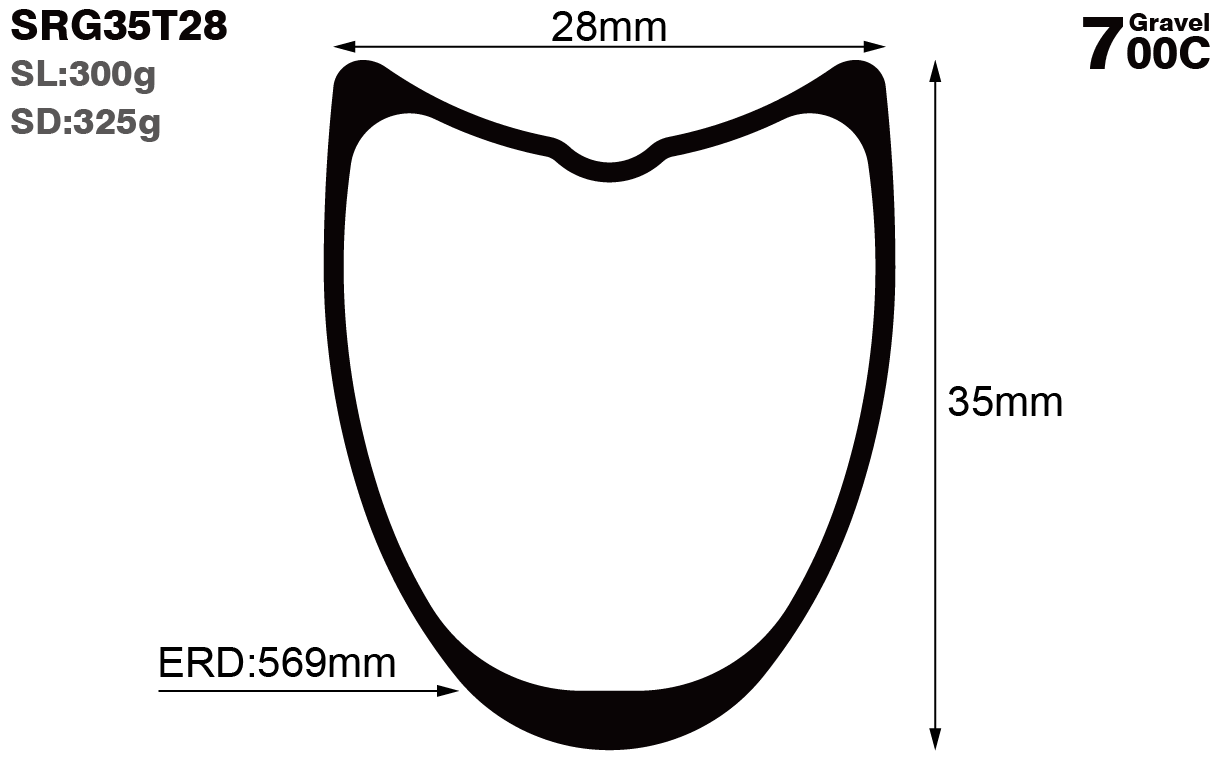 700C-I28-D35-symmetric-road-bike-tubular-carbon-rims-and-wheels-profile-drawing