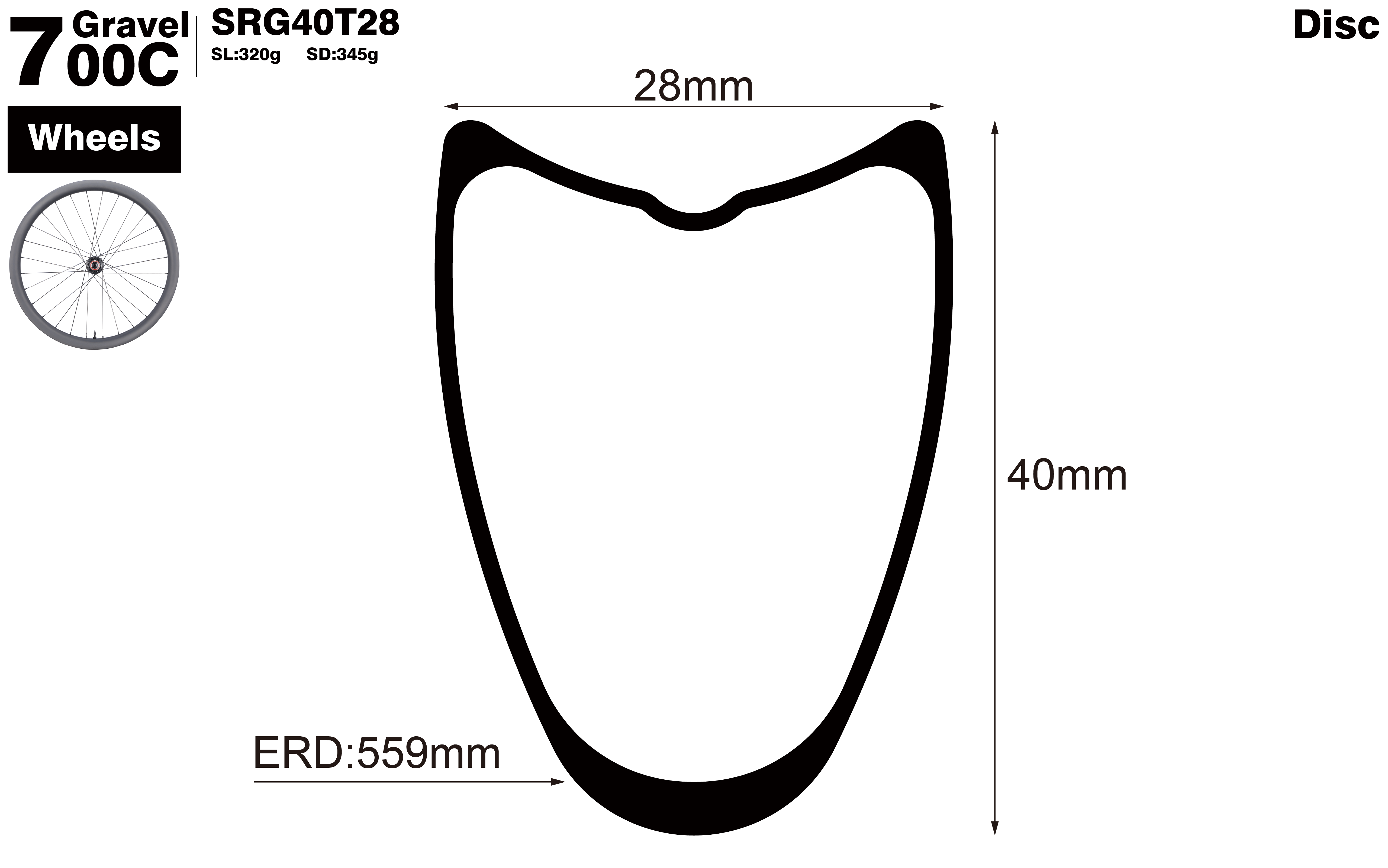 700C-I28-D40-symmetric-road-bike-tubular-carbon-wheels-profile-drawing