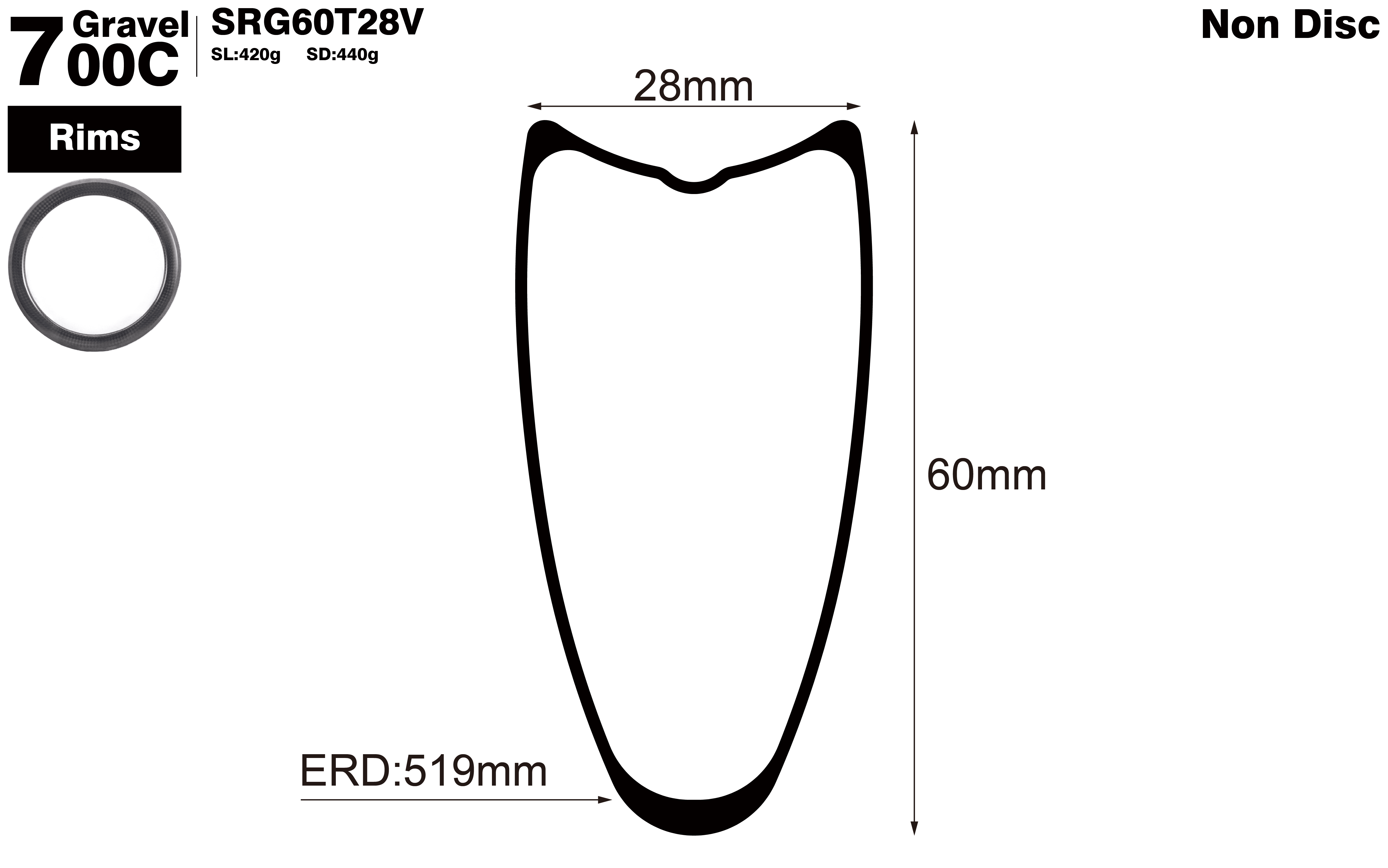 700C-I28-D60-symmetric-road-bike-tubular-carbon-rims-profile-drawing