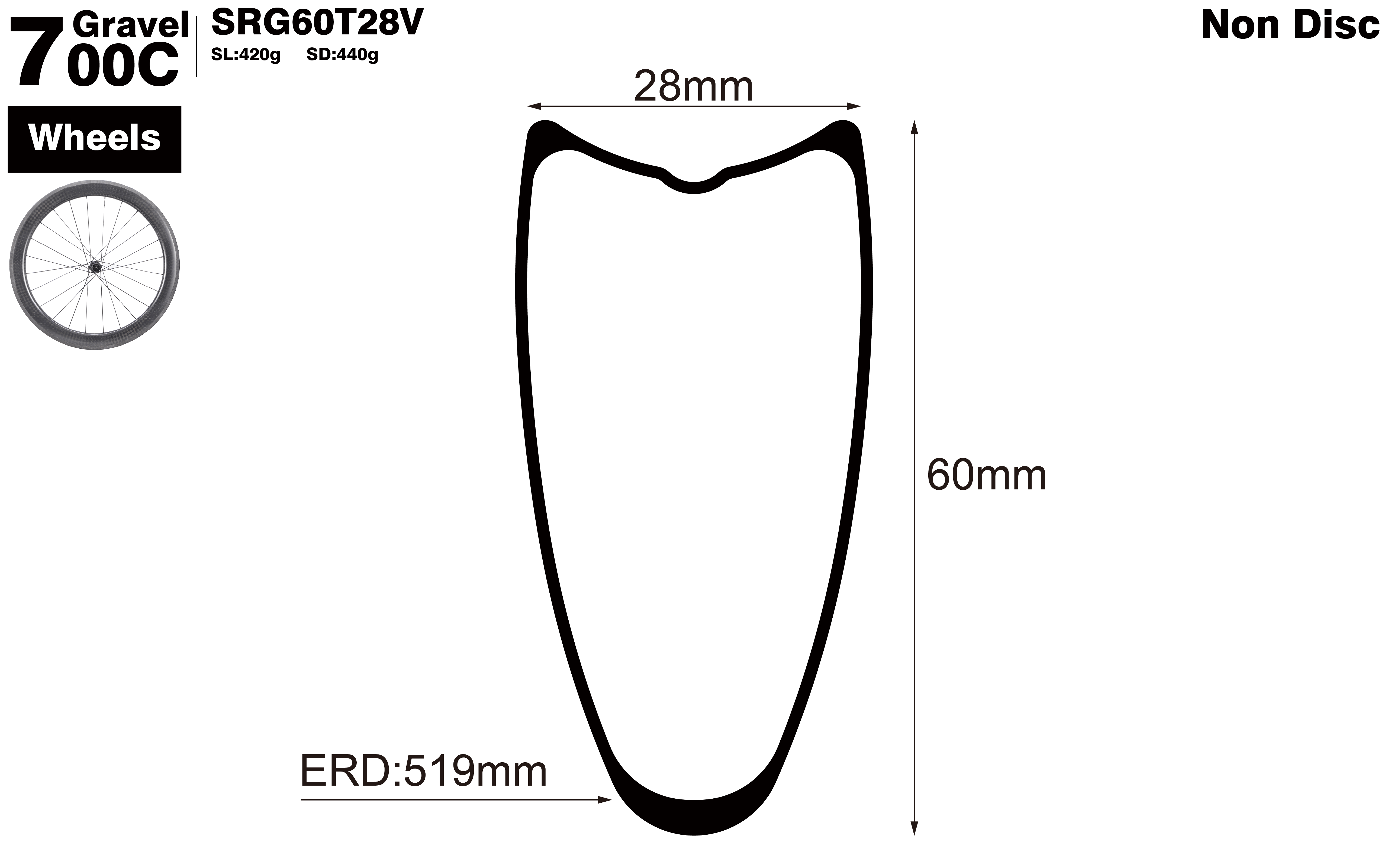 700C-I28-D60-symmetric-road-bike-tubular-carbon-wheels-profile-drawing